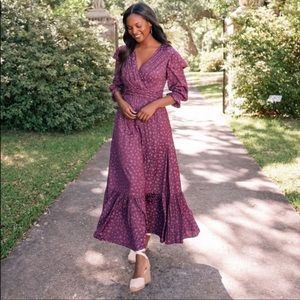 Gal Meets Glam Cassandra Floral Maxi Dress 6 NWOT